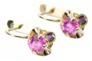  Vintage Schmuck Amethyst 14 Karat Gelbgold vec018y